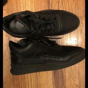 FILLING PIECES LEATHER MESH SNEAKERS